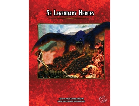 Livro 5e Legendary Heroes (Heroic 5e) Christopher Brazelton (Inglês)
