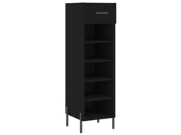 Shoe Cabinet, Shoe Cabinets Vidaxl Preto Madeira Processada (n/a)
