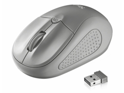 Rato TRUST Primo (Wireless - Casual - Cinzento)
