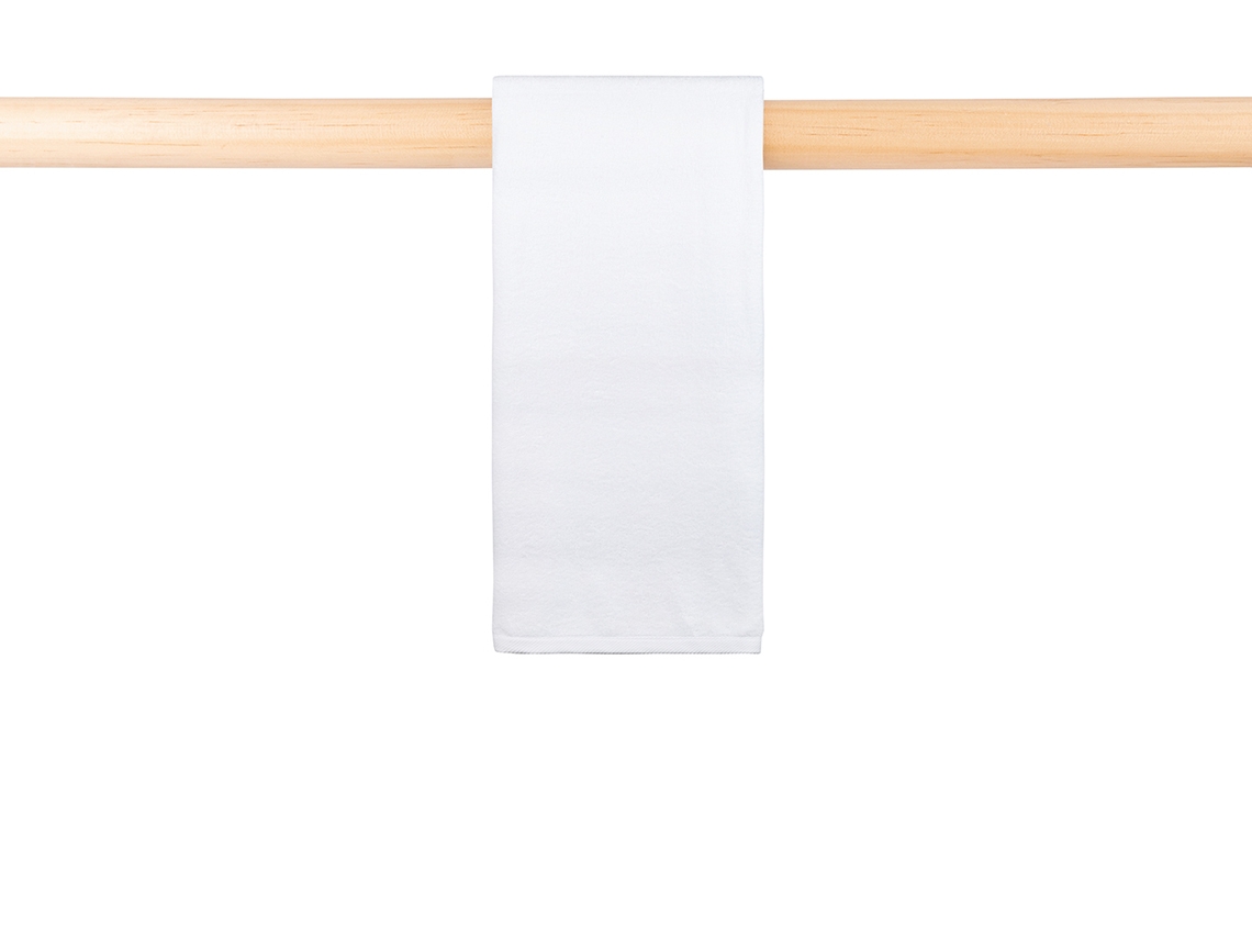 Toalha de Bidé 100% Algodão 50 g/m2 (Branco - 30x50cm)