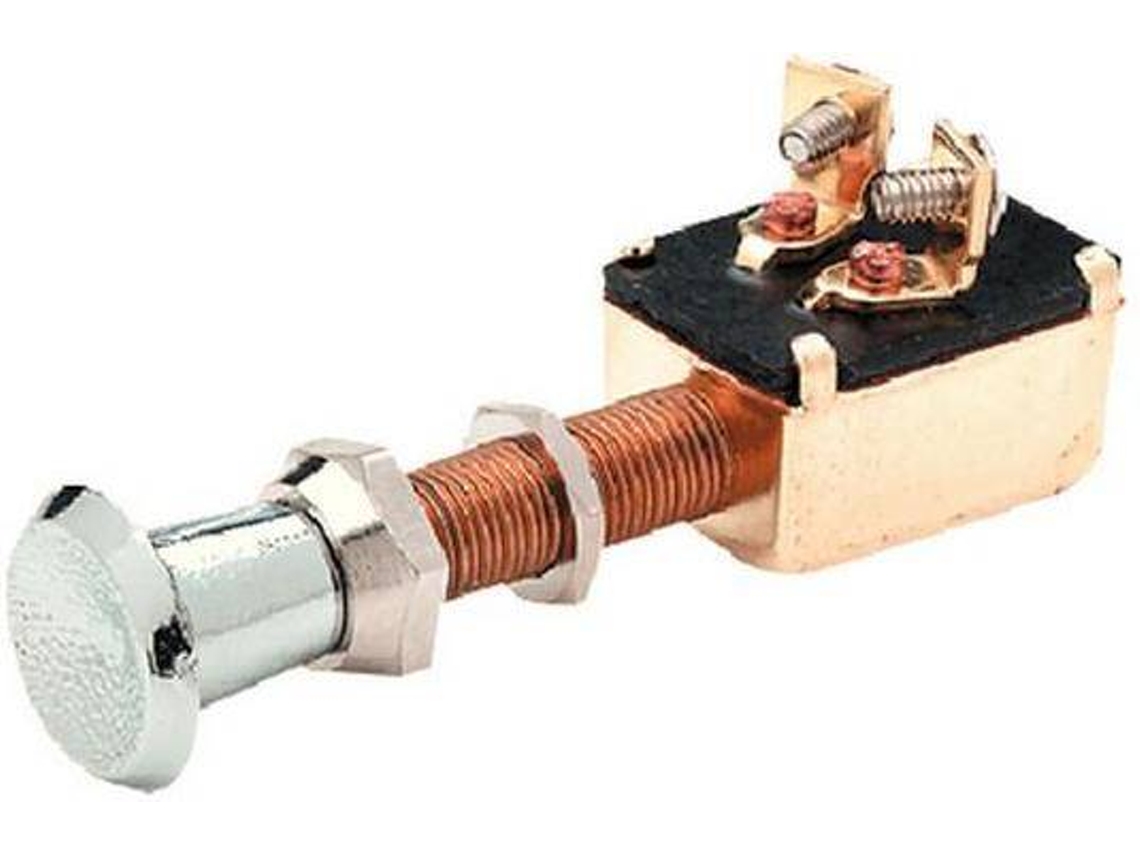 Interruptor SEACHOICE Push Pull Prateado