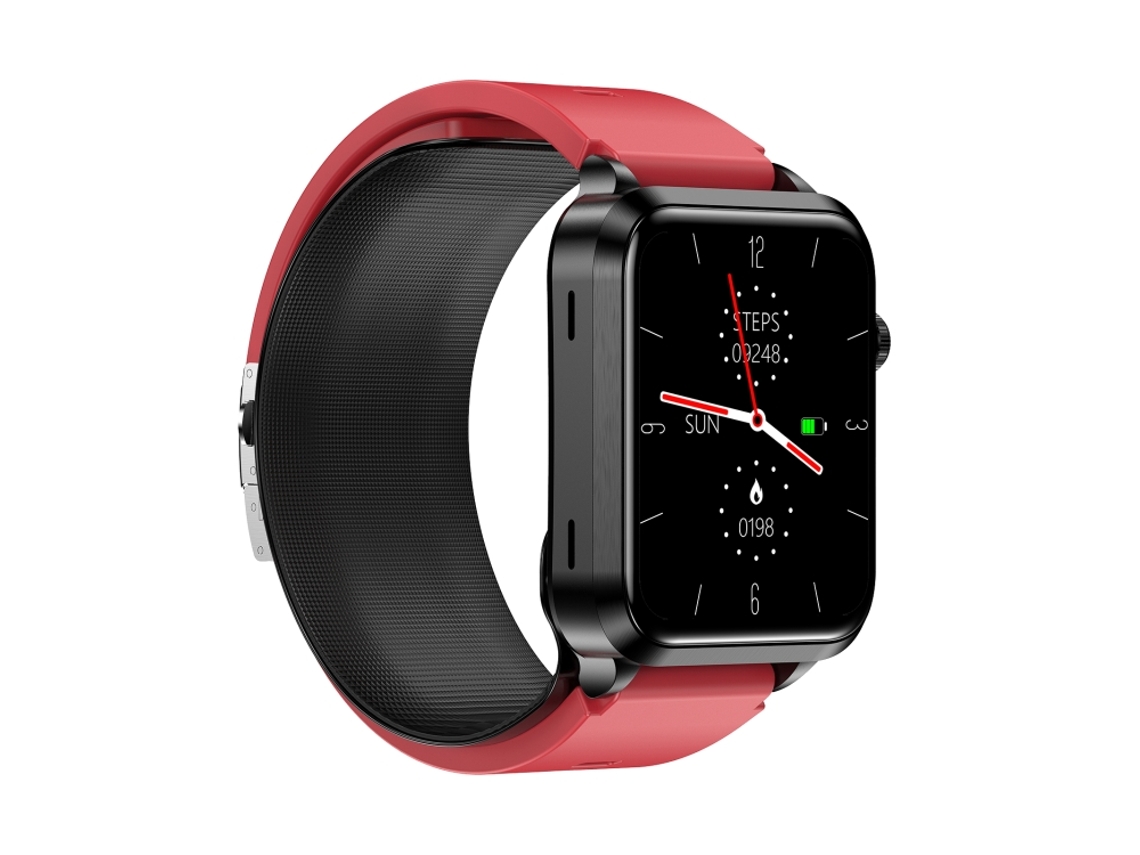 (vermelho) Pulseira Inteligente Com Tela Em Cores De 1,92 Polegadas, Compatível Com Bomba De Ar E Ecg.