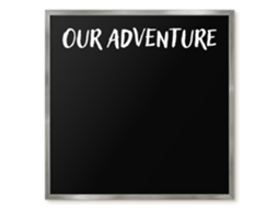 Magnetic Board Our Adventure For The Living Room Espelharte (50x50 Cm)