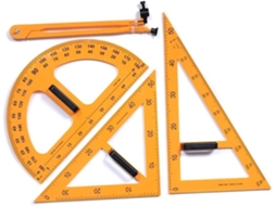 Compasso De Desenho Gliget Para Geometria, Conjunto De Réguas