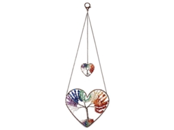 Cazador De Sonhos 7 Chakras Árvore Da Vida Coração Decoração De Parede Para Casa Quarto