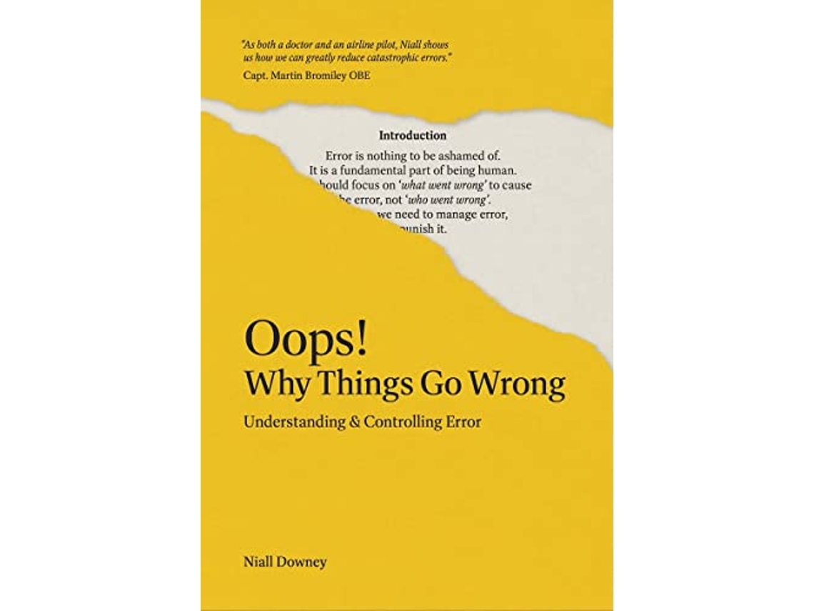 Livro Oops! Why Things Go Wrong de Captain Niall Downey (Inglês)