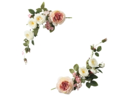 Moldura de Espelho com Flores para Parede Decorativa LAXISCREED