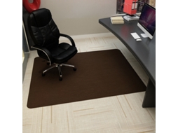 Tapete Protetor Para Cadeiras, Tapete Antiderrapante (marrom - 90x140cm) Cuich