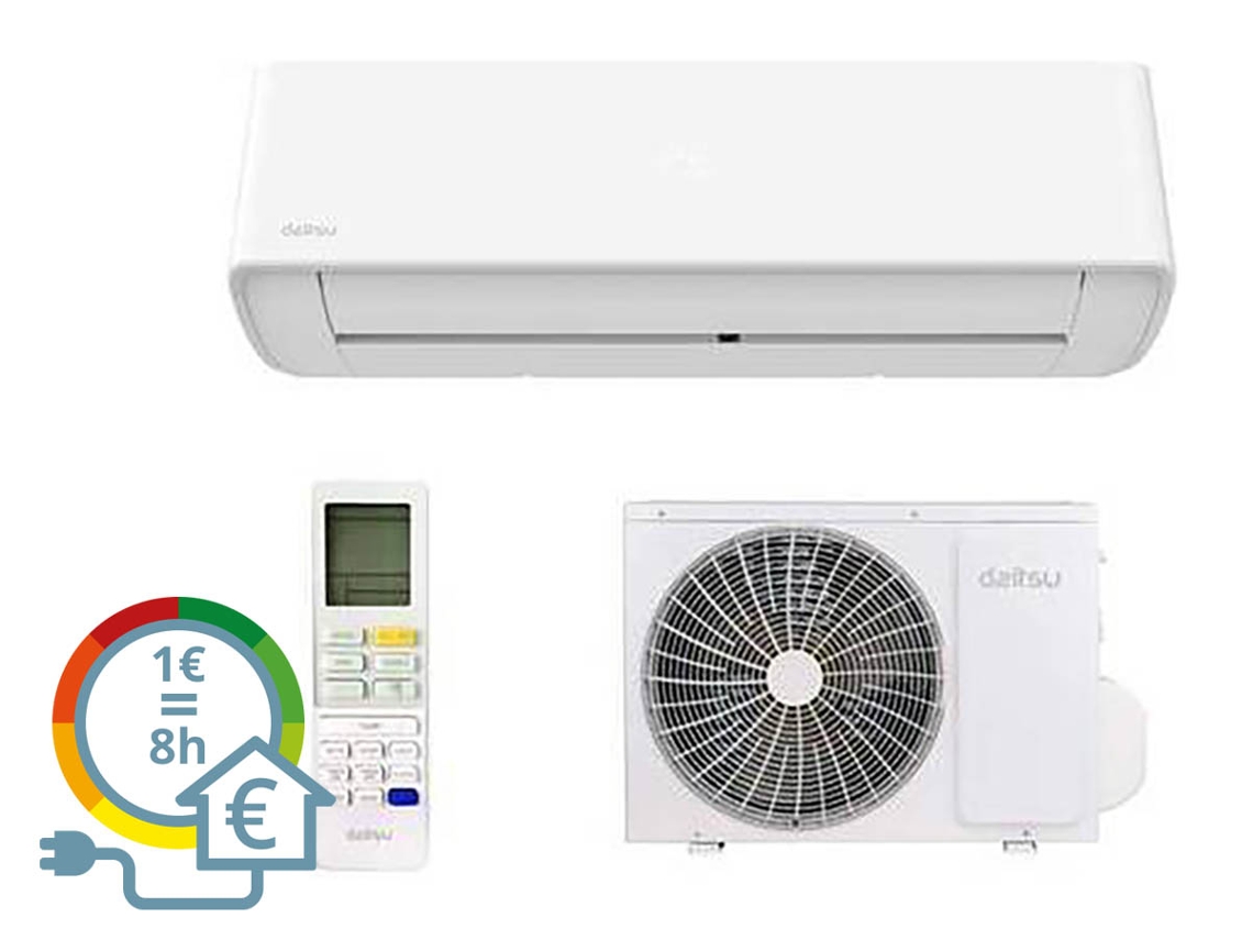 Ar Condicionado  DAITSU Cool Pro DS 12KKD WIFI (24 m² - 12000 BTU - Branco)