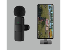 mini microfone Wireless Gamer com redução de ruido e baixa latência para TCL