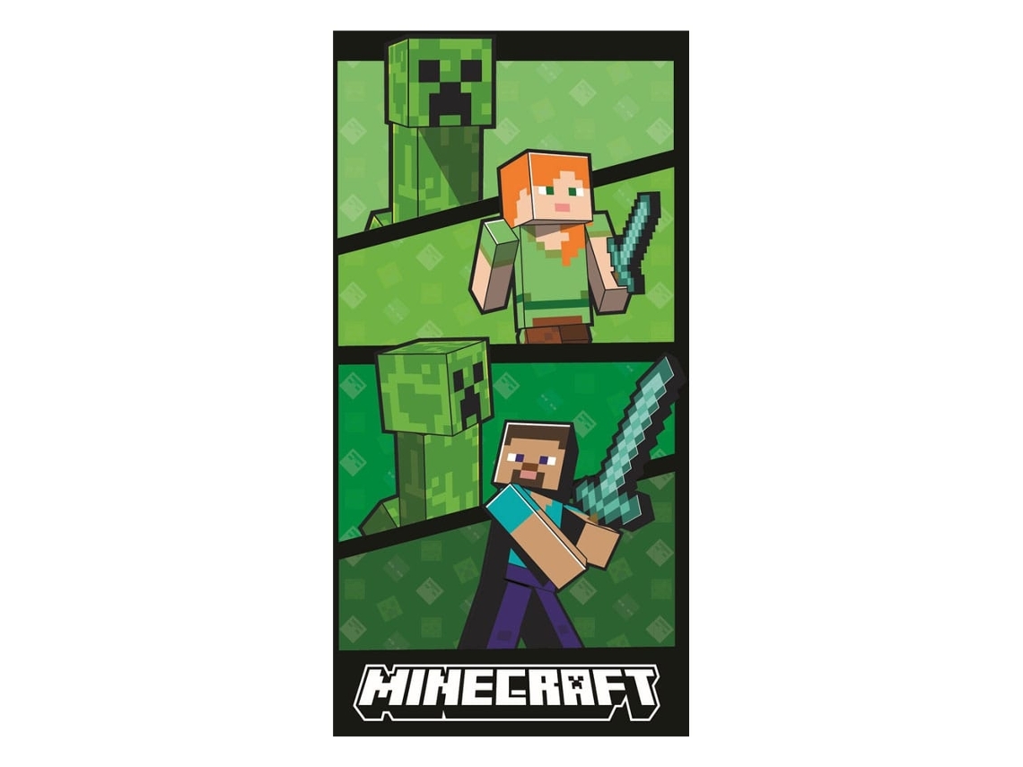 Minecraft, Toalha Multicolorida BRILVIBERA