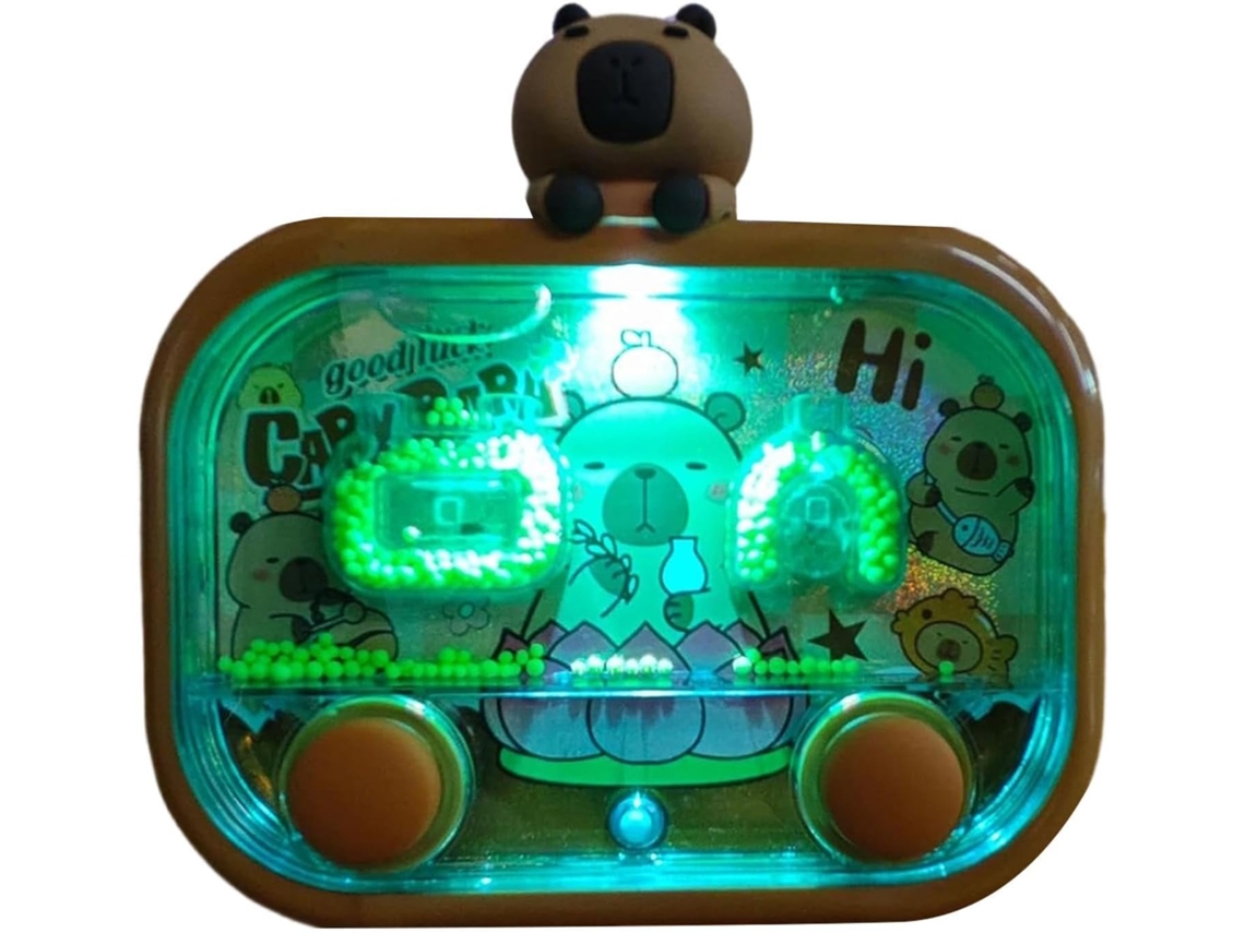 Brinquedo Aquático para Crianças Aquário Transparente Visível, Brinquedo de Arremesso com Botão Duplo em Formato de CHABERLU