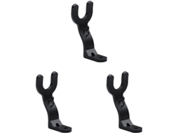 Conjunto De 5 Suportes Para Capacete Motocicleta Com 1 Gancho, Versáteis Para Armários De Cozinha, Prateleiras De Parede