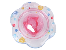 Boia Inflável para Bebês com Assento de Segurança para Treinamento de Natação, Rosa AQUAFORGE
