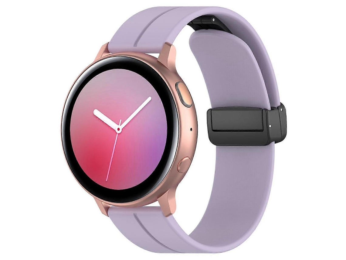 Pulseira De Silicone Para Relógio Xdfind Com Fivela Dobrável Preta E Ranhura Plana