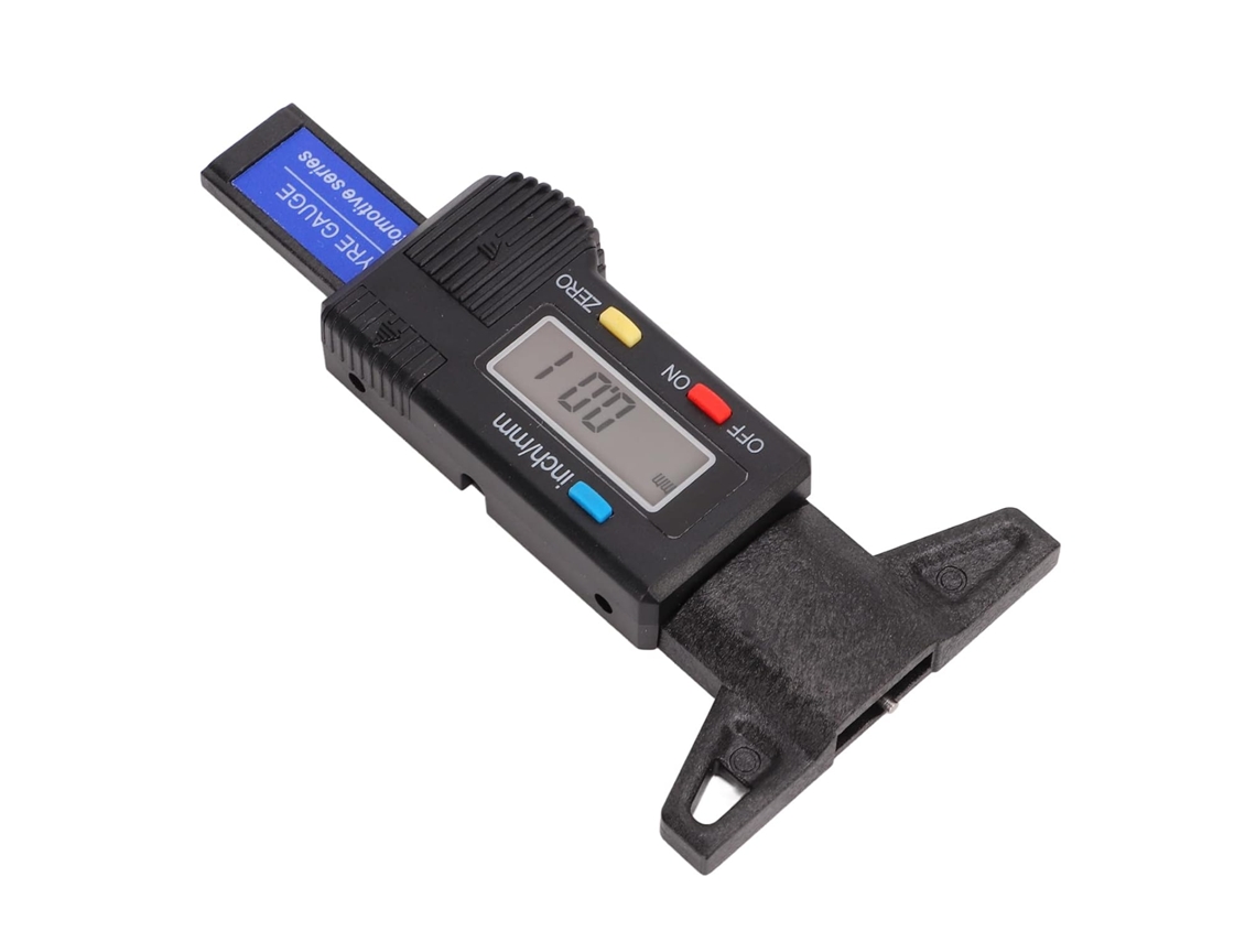 Medidor Digital De Profundidade Sulco Pneus, Faixa Medição 1 Polegada,