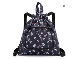 Mochila Multifuncional Dobrável E Portátil Com Estampa Floral Para Mulheres, Ideal Para Camping E Atividades Ao Ar Livre. Grande Capacidade E Des