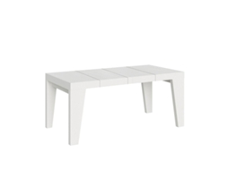 Mesa Extensível 130/390x90 Cm Naxy Premium Branco Freixo Itamoby
