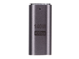 Adaptador Usb C Magnético 90 Graus 140w 40gbps 8k 120hz Transmissão Rápida Type C