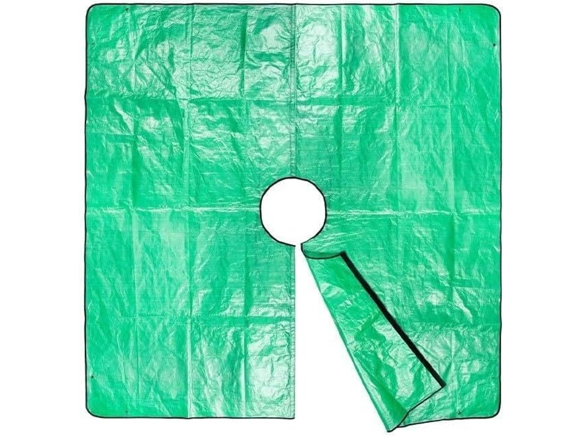 Shrub Trimming Tarp, com buracos de 12 polegadas, tapete de caça de folhas, For Garden Pruning Sheet, e coletor de acabamento de árvore