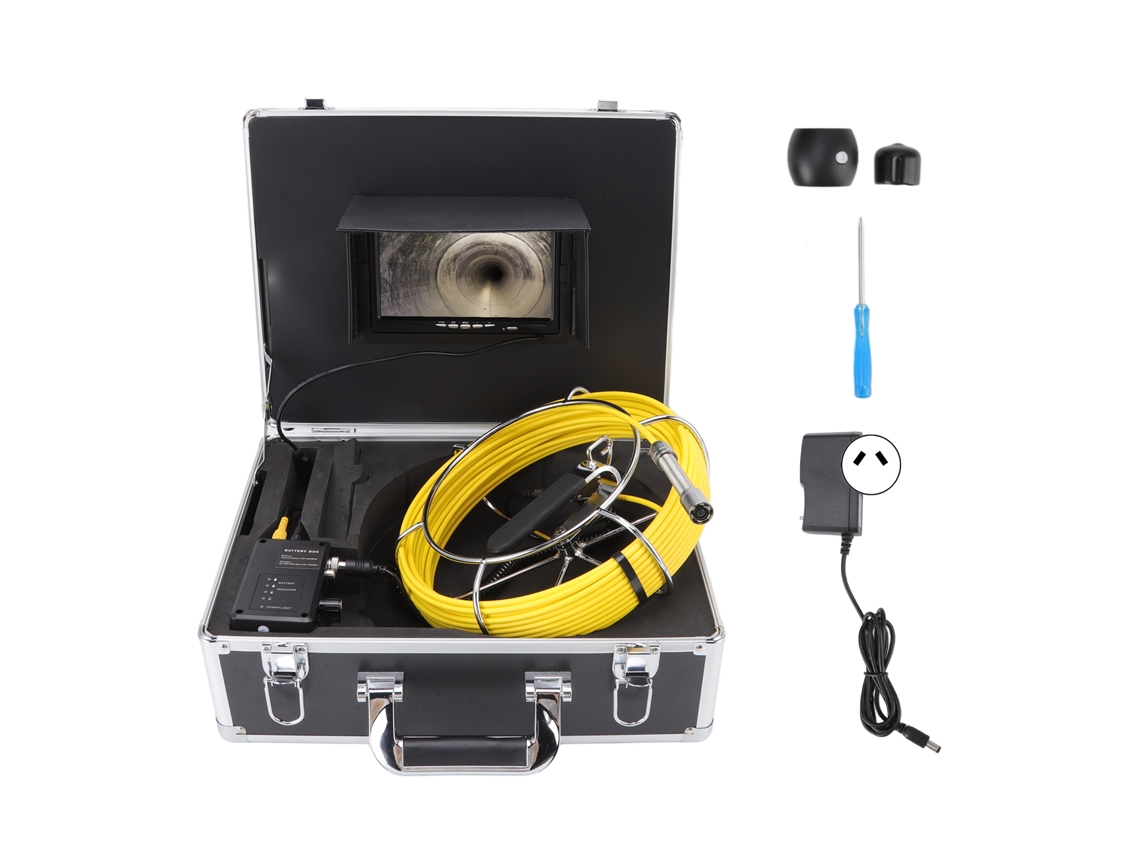 Câmera Sewer Hd Para Inspeção De Esgotos E Dutos De Ar Condicionado