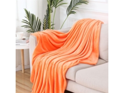 Manta de Flanela Lã Fansu Cor Sólida Microfibra Macia e Quente para Outono Inverno Colcha Fofa Quarto Ou Sofá