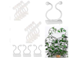 Lurelia Clipes Autoadesivos Para Plantas 50 Peças Branco