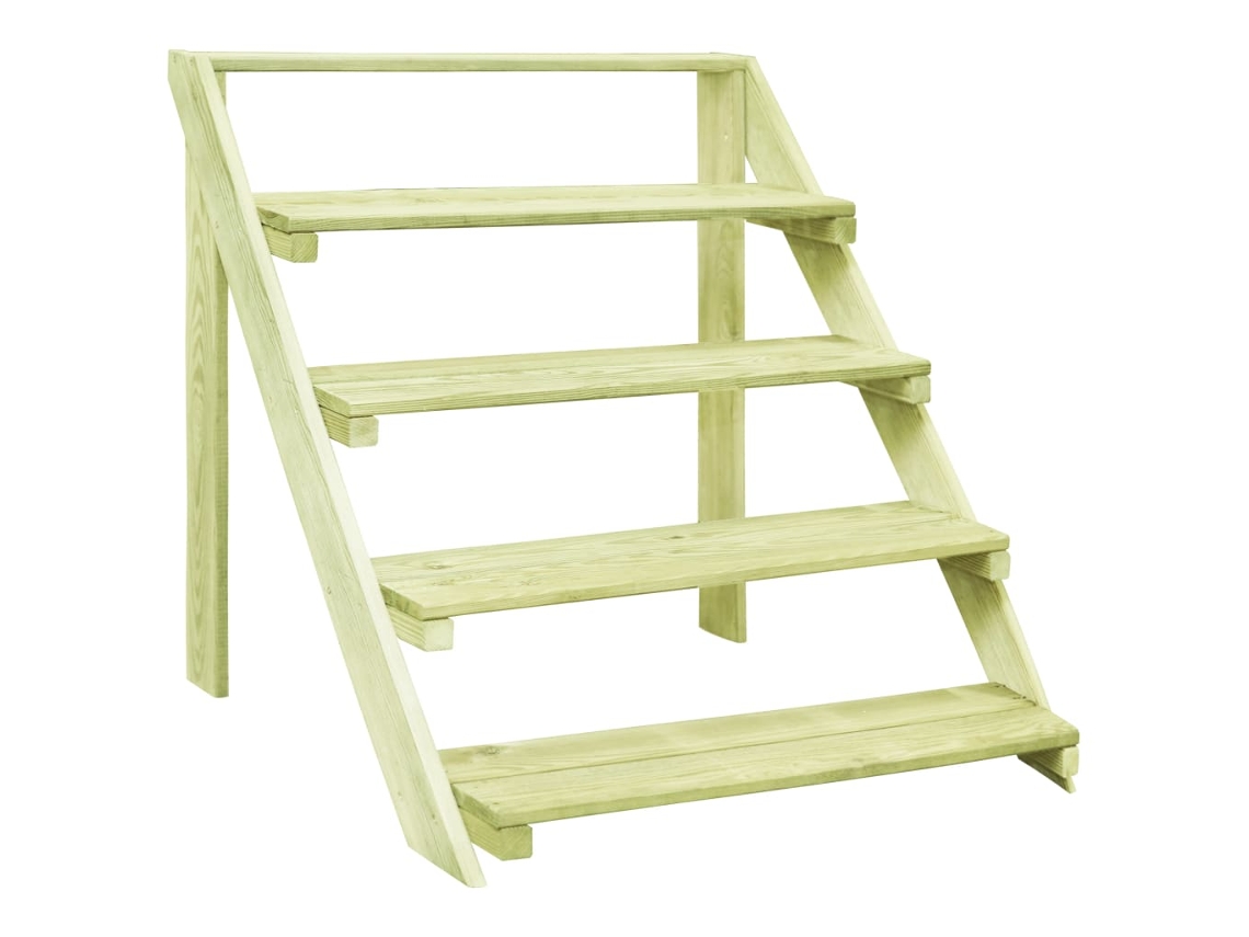 Vidaxl Suporte Para Plantas 80x80x80 Cm Madeira De Pinho Impregnada