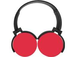 Auscultadores Bluetooth ANSELF 350BT (On Ear - Vermelho)