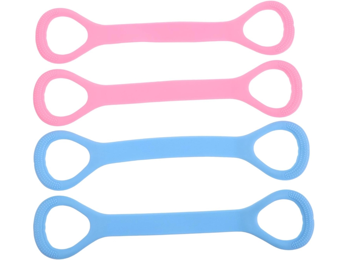 Inoomp Conjunto De 4-faixas Elásticas Tensão Para Exercícios Yoga, Resistência Mulheres, Faixa Elástica