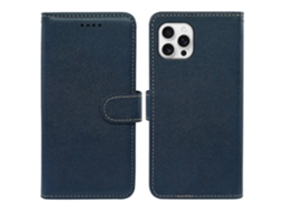 Capa De Couro Com Textura De Lichia E Fecho Magnético Para Iphone 15 Pro Max Com Bloqueio Rfid