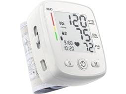 Monitor de pressão arterial de pulso U Kiss para uso doméstico, com punho branco com Marca