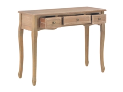 Toucador/mesa Consola com 3 Gavetas Castanho MAISON EXCLUSIVE