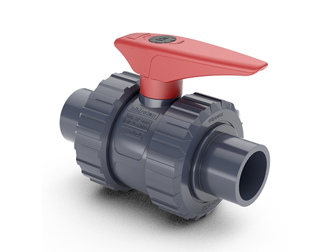 Valvula de PVC Colar Macho 50 C/Viton HIDROTEN