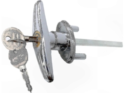 Kit de Fechadura com Maçaneta em T para Porta de Garagem com 2 Chaves, Fechadura Universal para Porta de Galpão com Maçaneta em T. TAISHENGDA