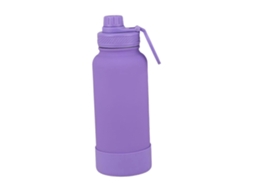 Garrafa De Água Com Suporte Para Telefone Garrafa Esportiva Reutilizável Para Escritório Ciclismo Yoga Rosa Vermelha