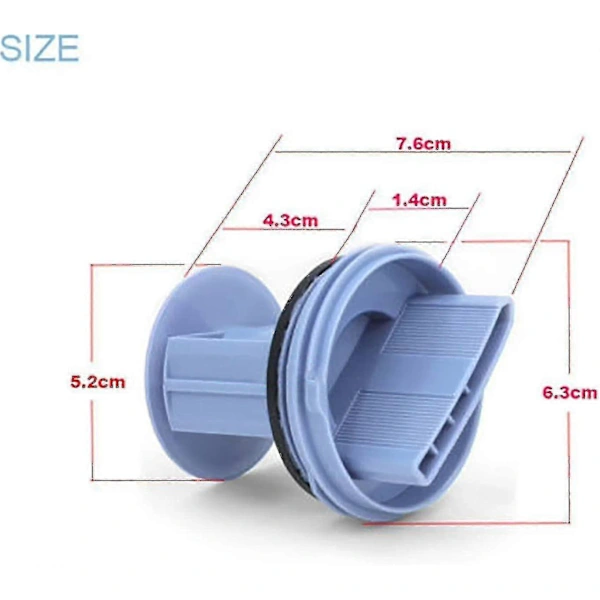 Bujão de Drenagem para Máquina de Lavar Roupa Siemens, Bosch Wm1095/1065 Wd7205bt AQUAFORGE