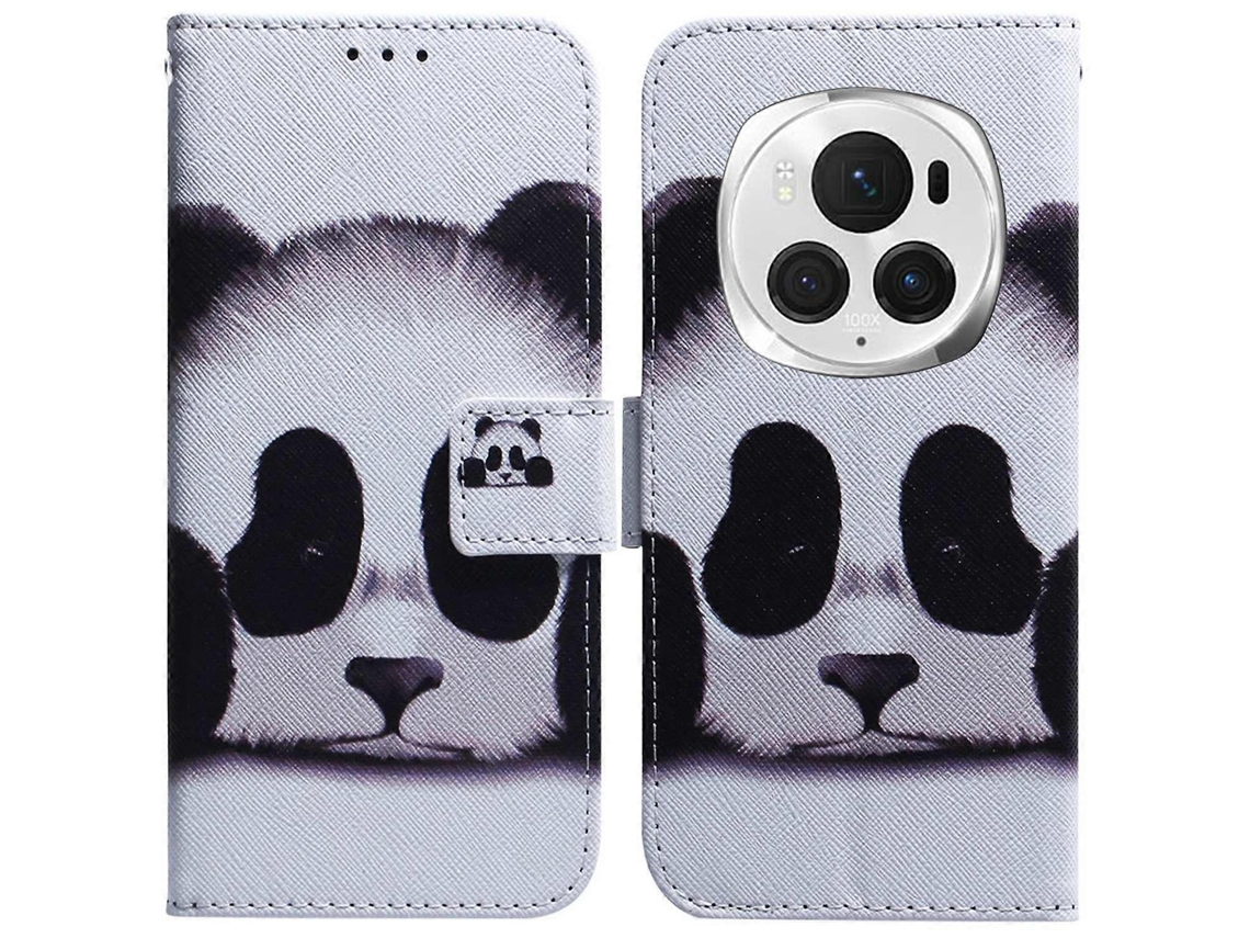 Capa De Couro Para Honor Magic6 Pro 5g Com Estampa De Carteira E Capa Para Celular