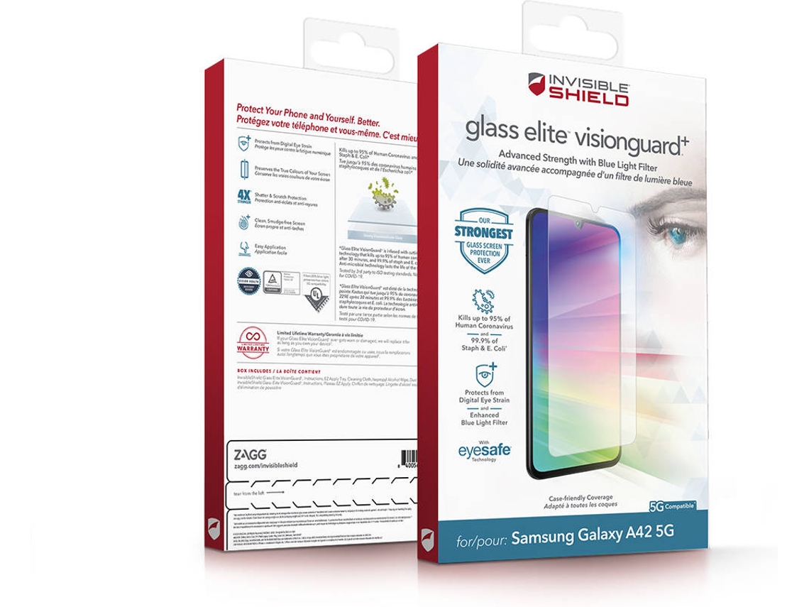 Pelicula de Vidro INVISIBLE SHIELD Galaxy A42