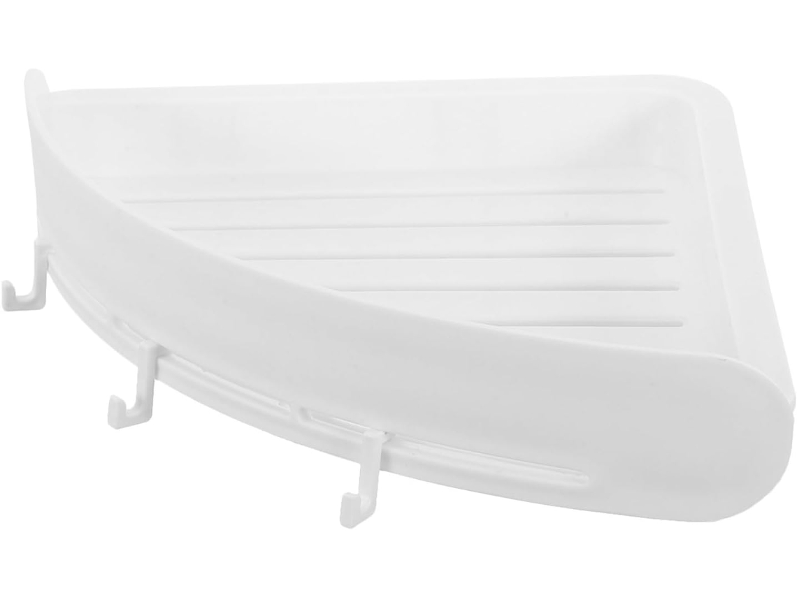 Organizador De Parede Triangular Para Banheiro Com Ventosa Plástico