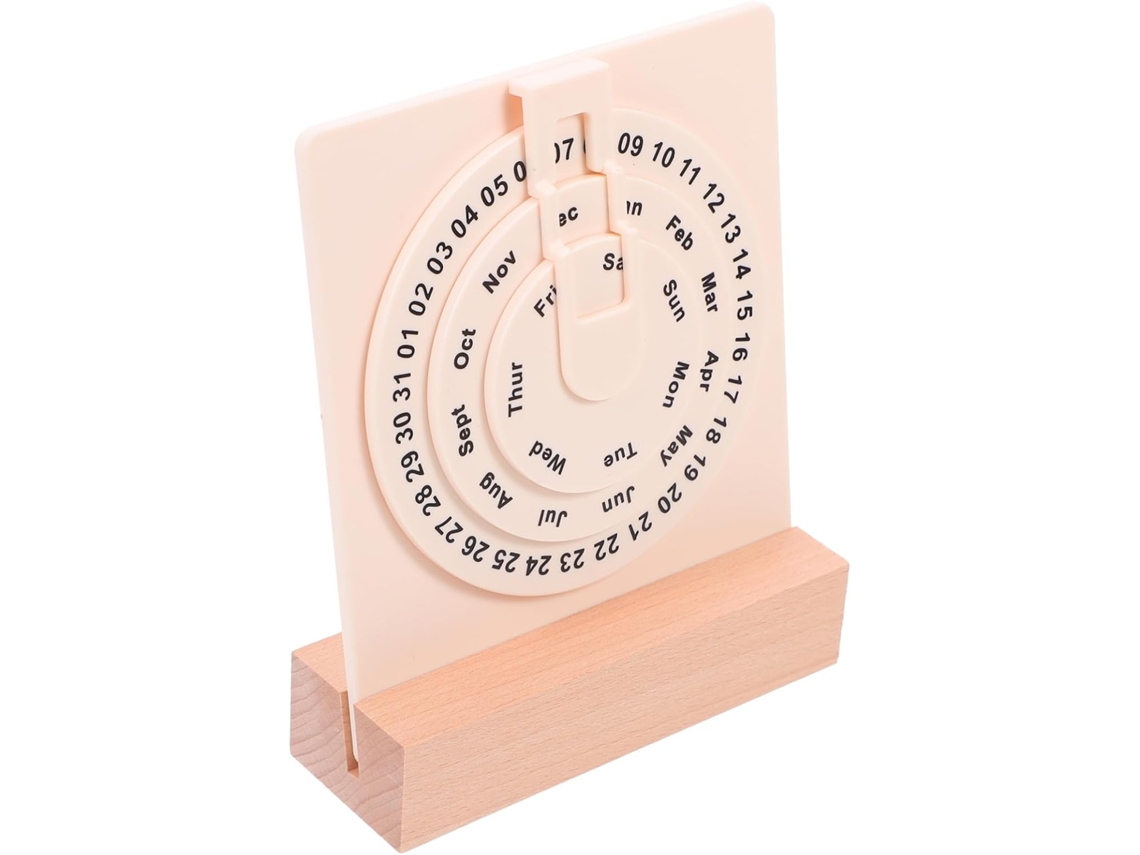 Calendário De Mesa Sewroro, Mensal, Perpétuo, Pequeno, Decoração