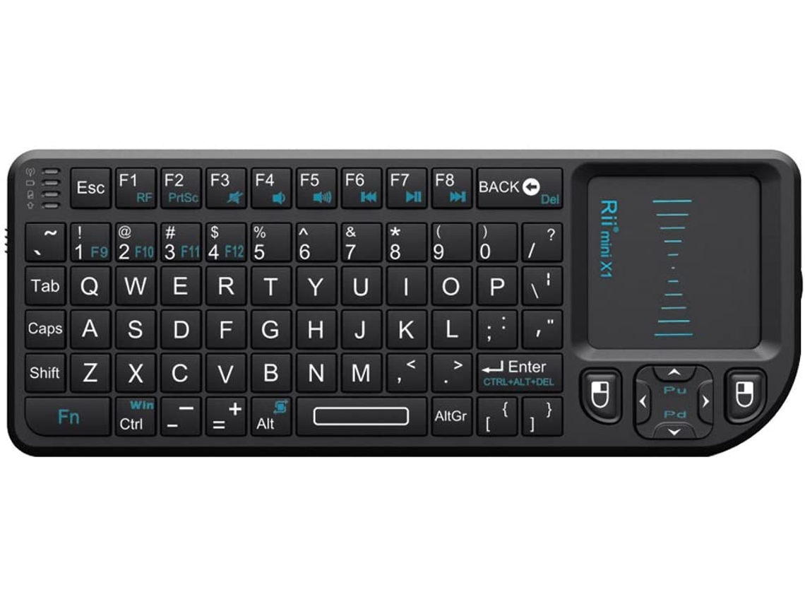 Mini Teclado Sem Fio Multifuncional, Garantia Vitalícia Limitada, Teclado Retroiluminado, Para Notebook, Tablet, Laptop, Pc, Iptv, Google Tv
