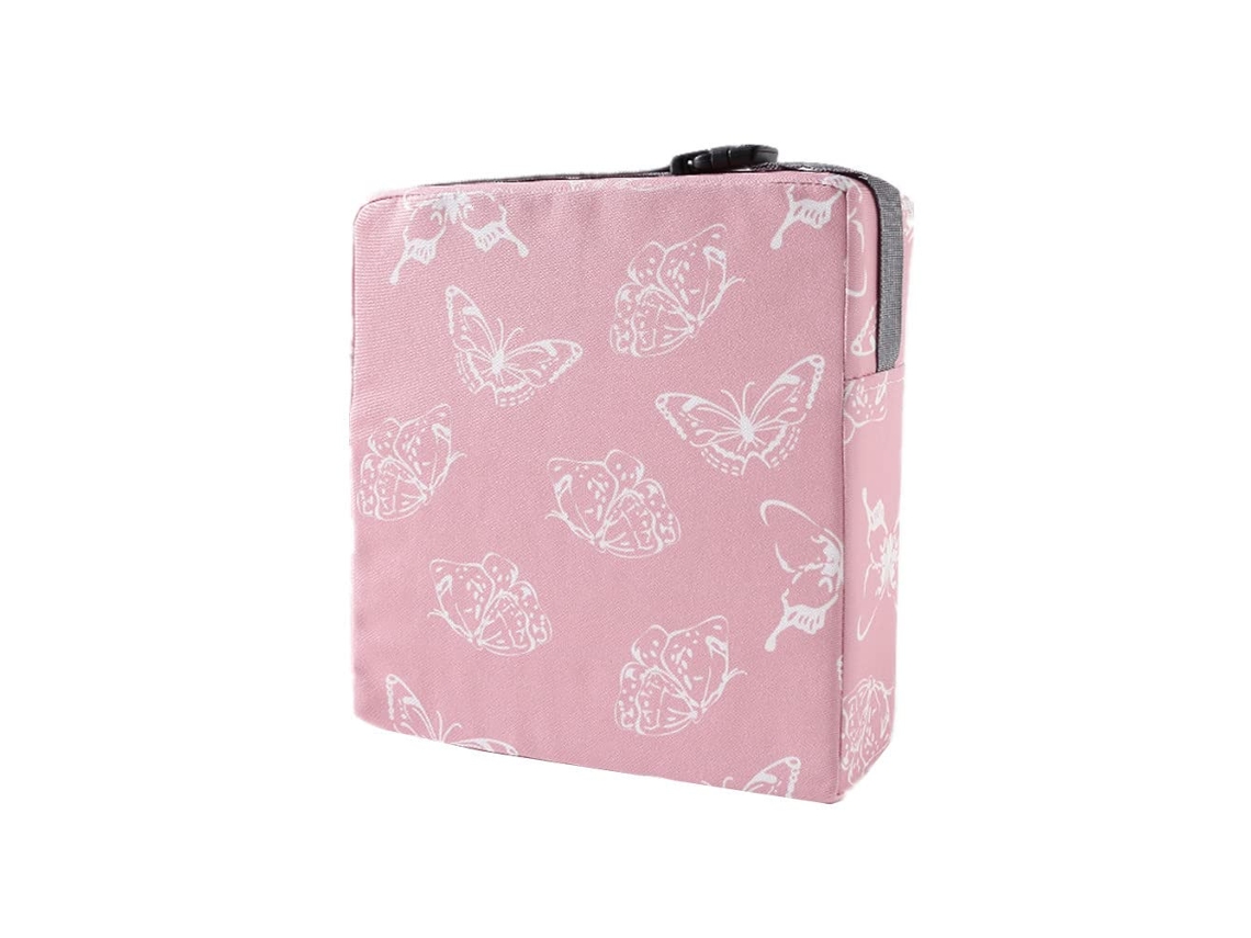 Assento Elevatório Almofada Para Bebê Eifson Sarja Portátil Removível 32x32x8cm - Borboleta