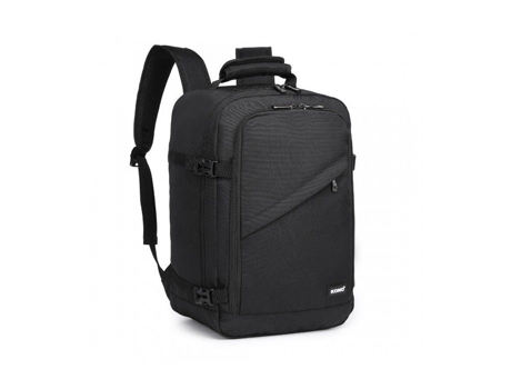 Mochila Unissexo Kono Sac Viagem Ryanair Abaixo Assento Preto (x25 Cm)