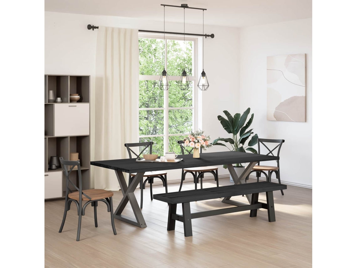 Vidaxl Banco De Jantar Noain 180 X 41 X 45 Cm Madeira De Pinho Maciço