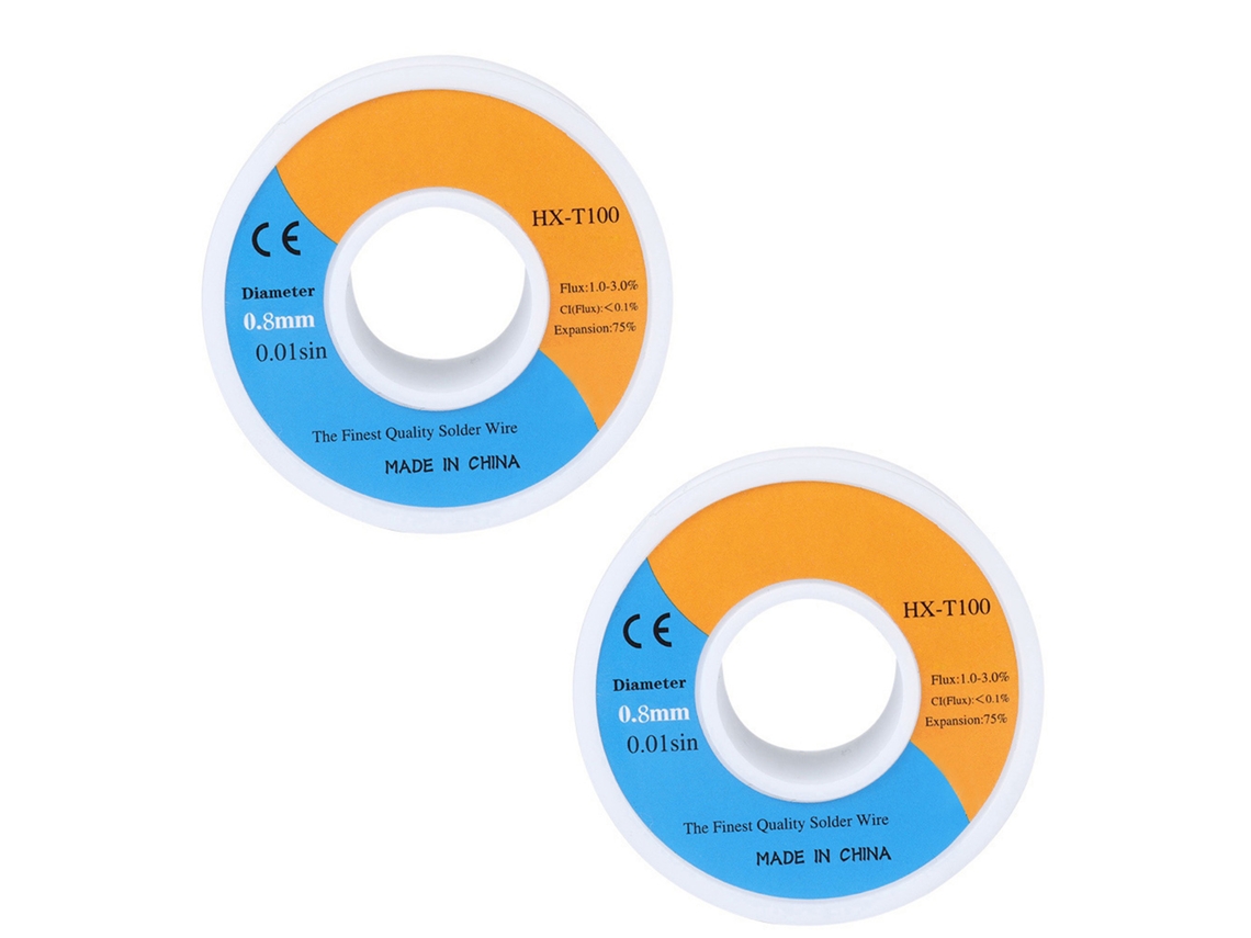 Fio de Solda LAXISCREED 0.8mm 50g 2 Peças