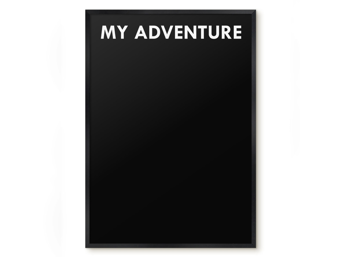 Quadro magnético de parede Minha aventura para o quarto Espelharte (50x70 cm)