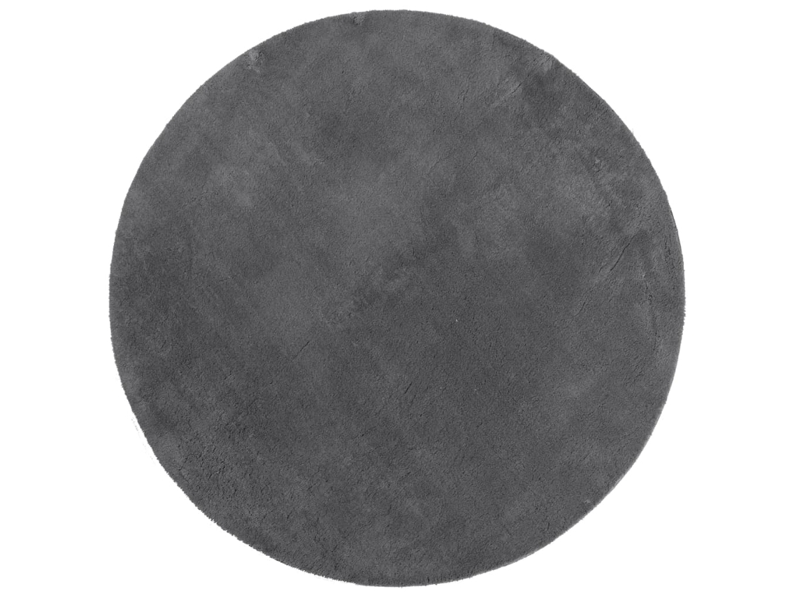 Rug, Rugs Vidaxl Antracite Poliéster (ø 100 Cm)