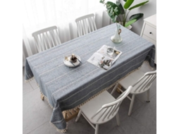 Toalha De Mesa Retangular Resistente A Manchas, Toalha De Mesa De Linho E Algodão, Bolsa