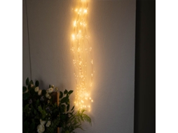 Luzes de Natal Rgb para Árvore, com Temporizador Alimentado por Bateria e Efeito Cascata. MDUG (branco Quente, 5 X 2 M)